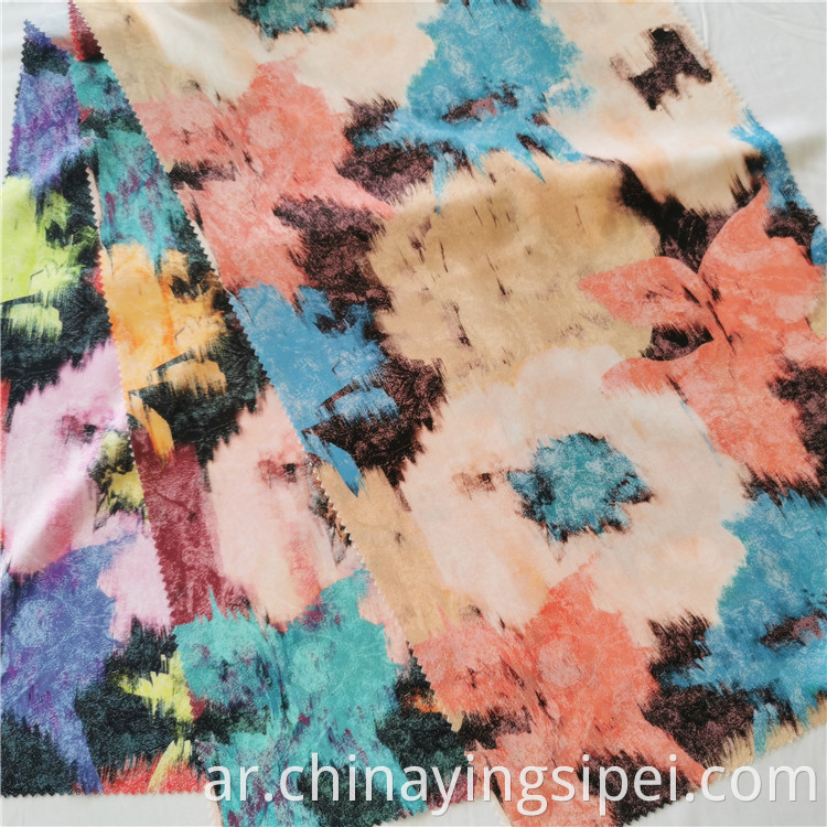 أفضل بيع challie somali Rayon Viscose big Flower Dubai Rayon Fabric